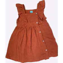 Lila Butik Çocuk Müslin Elbise