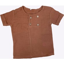 Lila Butik Erkek Bebek Müslin Takım