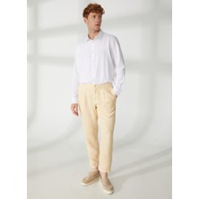 At.p.co Normal Bel Normal Paça Slim Fit Sarı Erkek Pantolon A261BERLINO563CONF10B