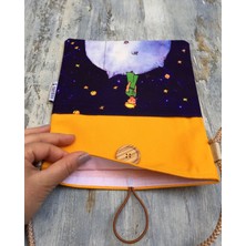 Kitap Kılıfı , Kitap Çantası , Book Bag , Tablet Bag , Book Sleeve , Ebook Bag (Küçükprensvegezegen)