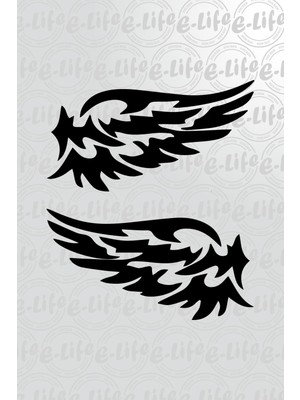 Ecce Kanat Stıcker 20 cm x 20 cm