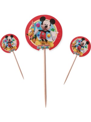 Booddie Mickey Mouse Pasta Kürdanı 20 Adet