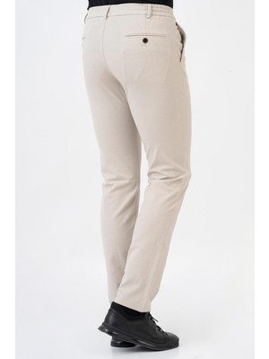 White Stone Puebla P2317 Kros Jogger Likralı Regular Pantolon Bej