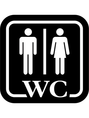 2Mak Sticker 3mm Dekota (Forex) Üzeri Uv Baskı Wc Levhası