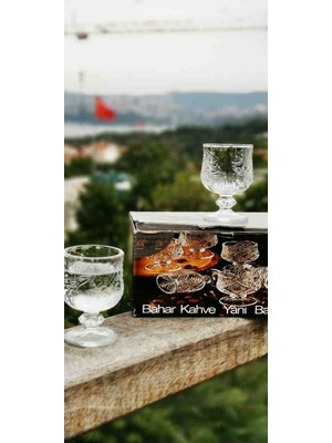 Kaveh Glass Kahve Yanı Su Su Bardağı 6LI