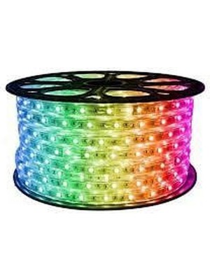 Yuled 220VSİLİKONLU Rgb 5 Metre+Güçkumandası