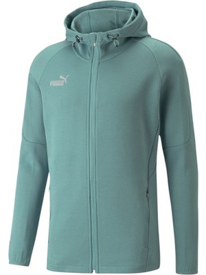 Puma Teamfinal Casuals Hooded Jkt Erkek Futbol Ceketi 65738334 Lacivert