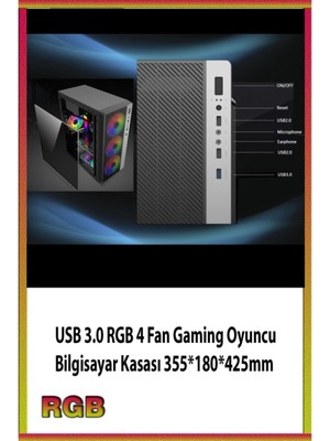 Life Teknoloji I5 2400 16GB Ram 1TB+256GB SSD R7-240/4GB E.kartı 19" Fhd Oyuncu Pc