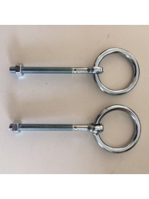 Beşel M8 Asma Kilit Halkası 8 mm Ahşap Metal Kapıya Kilit Aparatı 2 Adet