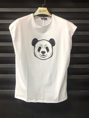 Insane Minds Erkek Panda Baskılı Oversize  Geniş Kalıp Tshirt