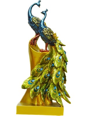 Beverly Peacock Figurine Heykel Süs Ofis Kabini Sanat Deni D (Yurt Dışından)