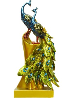 Beverly Peacock Figurine Heykel Süs Ofis Kabini Sanat Deni D (Yurt Dışından)