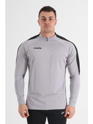 Diadora Mundial 21 Antrenman Eşofmanı Tek Üst Gri (220 Gr)