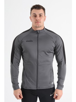 Diadora Mundial 21 Kamp Eşofmanı Tek Üst Antrasit (260GR)