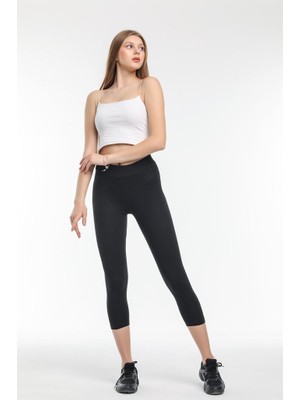 Thin Shop Pamuklu Bermuda Kapri Tayt