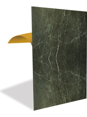 Tink Kendinden Yapışkanlı Siyah-Yeşil Mermer Desenli Pvc Panel 41x62 Cm 4 Adet 1 M²
