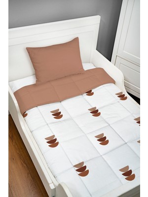 Tuğba Kuğu Montessori Yorgan Seti (95X195 Cm) - Iconic Serisi - Vintage Moon