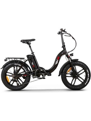 Rks Rsı x Pro Elektrikli Katlanır Bisiklet Siyah