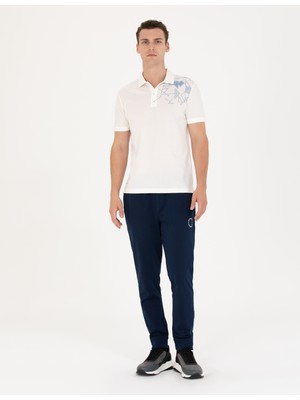 Pierre Cardin Erkek Ekru Slim Fit Polo Yaka Tişört 50273587-VR019