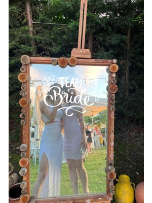 Hellove Bride To Be Yazısı Ayna Cam Sticker Team Bride Sticker  Aksesuar Iz Bırakmaz Kolay Yapışır