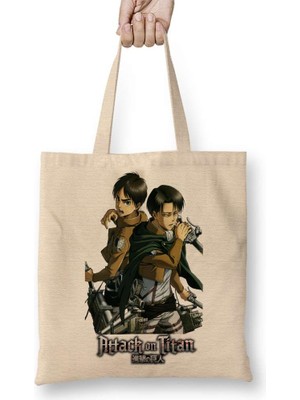 Humuts Attack On Titan Shingeki No Kyojin Bez Çanta Uzun Saplı