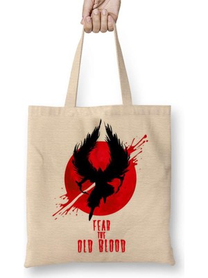 Fire Blood Fear The Old Blood Bez Çanta Uzun Saplı
