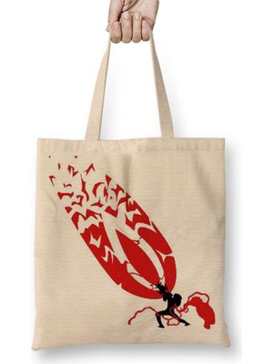 One Punch Man Genos Blast Bez Çanta Uzun Saplı