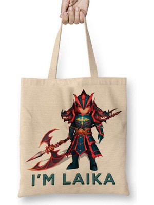 Laika Dragon Knight Fire Summoners War Bez Çanta Uzun Saplı