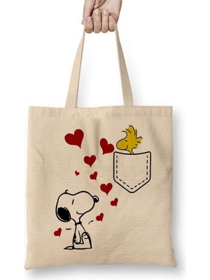 Love Snoopy Bez Çanta Uzun Saplı