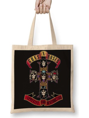 Humuts Guns N' Roses 3 Bez Çanta Uzun Saplı