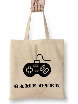 Gamer Game Over Bez Çanta Uzun Saplı