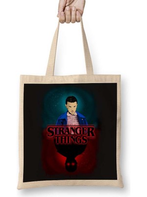 Stranger Things Mundo Invertido Bez Çanta Uzun Saplı