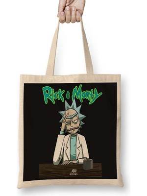 Rick & Morty Bez Çanta Uzun Saplı