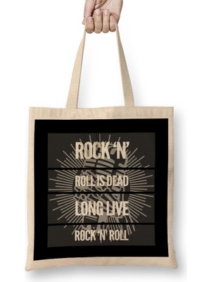 Long Live Rock N' Roll 06 Bez Çanta Uzun Saplı