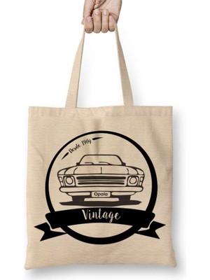 Humuts Vintage Opala Bez Çanta Uzun Saplı