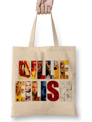 Humuts Billie Eilish 05 Bez Çanta Uzun Saplı