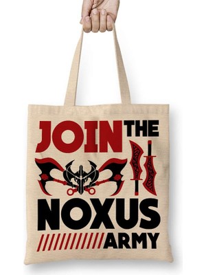 League Of Legends Noxus Army Bez Çanta Uzun Saplı