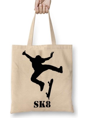 Skate Kaykay Bez Çanta Uzun Saplı