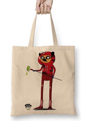 Humuts Bekos Arte Urbana Ursulino2 Bez Çanta Uzun Saplı