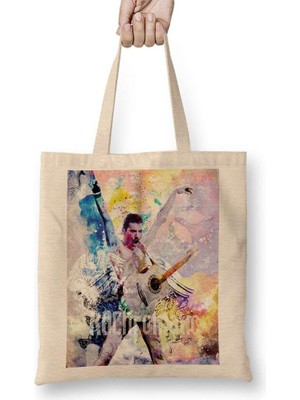 Freddie Mercury 04 Bez Çanta Uzun Saplı