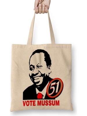 Vote Mussum Bez Çanta Uzun Saplı