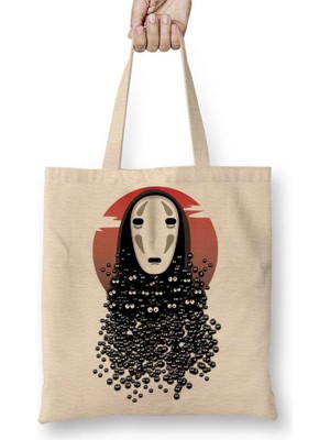 Humuts Spirited Away No Face Miyazaki Bez Çanta Uzun Saplı