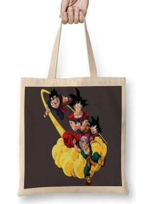 Son Goku Dragon Ball 2 Bez Çanta Uzun Saplı