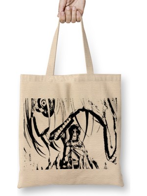 Attack On Titan Female Titan Eats Eren Bez Çanta Uzun Saplı