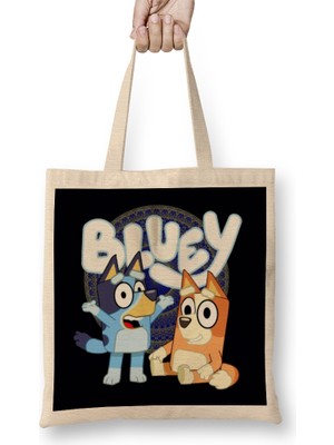 Bluey And Bingo 02 Bez Çanta Uzun Saplı