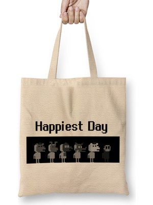 Happiest Day Fnaf Game Bez Çanta Uzun Saplı