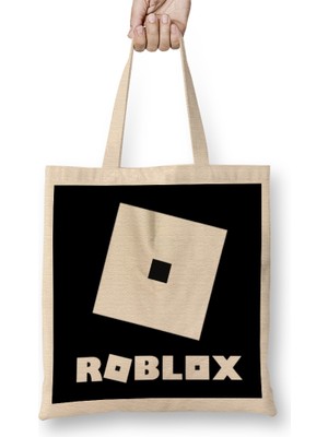 Humuts Roblox Box White Bez Çanta Uzun Saplı