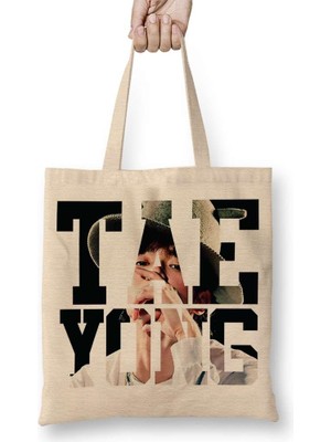 Nct 127 Taeyong Limitless Bez Çanta Uzun Saplı