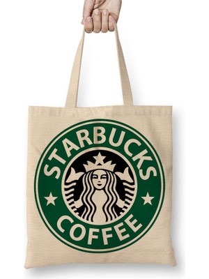 Humuts Starbucks Bez Çanta Uzun Saplı