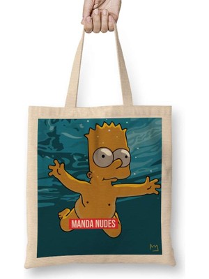 Humuts Lion Manda Nudes Bez Çanta Uzun Saplı